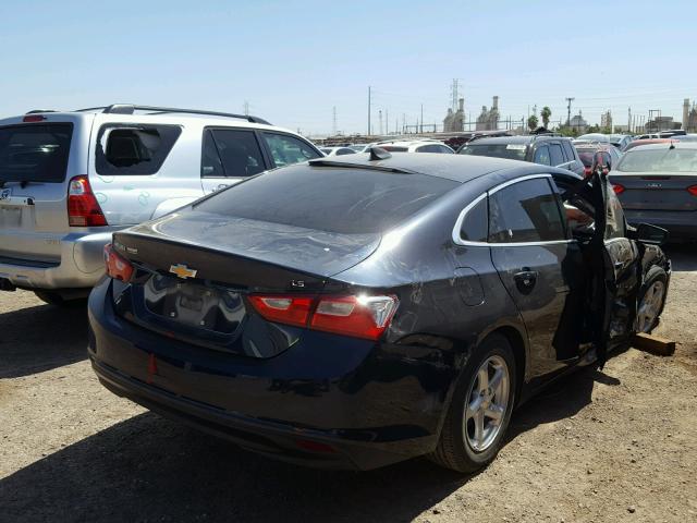 1G1ZB5ST7GF313861 - 2016 CHEVROLET MALIBU LS BLUE photo 4