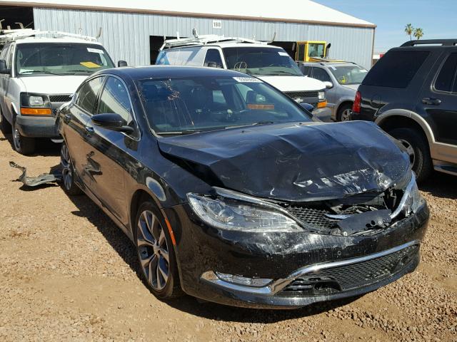 1C3CCCCG1FN551309 - 2015 CHRYSLER 200 C BLACK photo 1