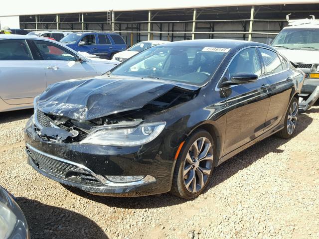 1C3CCCCG1FN551309 - 2015 CHRYSLER 200 C BLACK photo 2