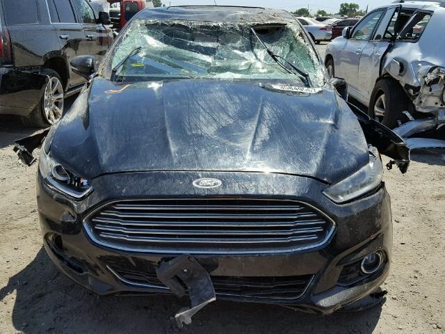 3FA6P0K93GR158818 - 2016 FORD FUSION TIT BLACK photo 9