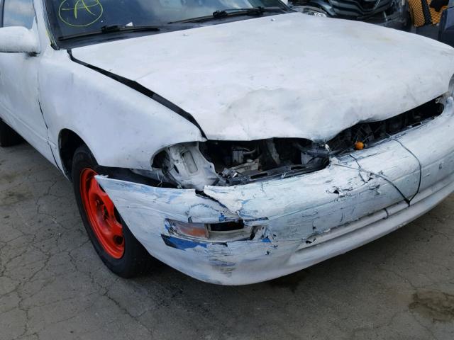 1Y1SK5261VZ437621 - 1997 GEO PRIZM BASE თეთრი ფოტო 9