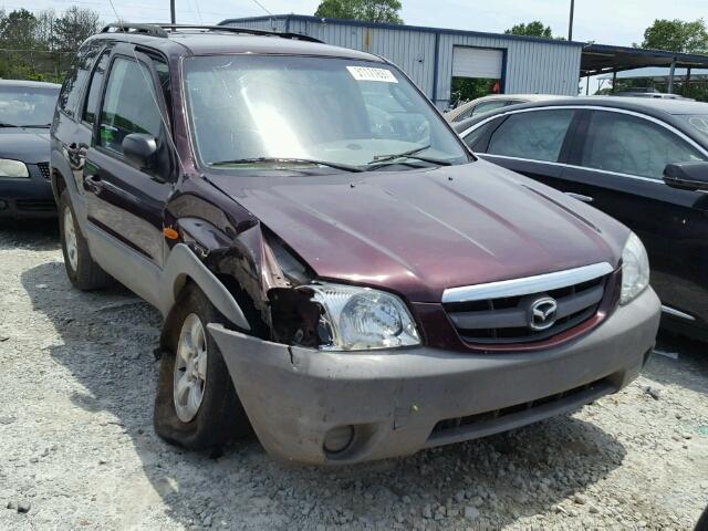 4F2YU07141KM21845 - 2001 MAZDA TRIBUTE DX MAROON photo 1