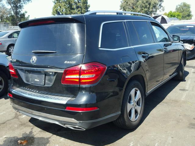 4JGDF6EE2HA744109 - 2017 MERCEDES-BENZ GLS 450 4M BLACK photo 4