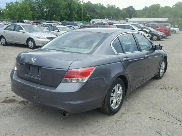 1HGCP2F46AA155308 - 2010 HONDA ACCORD LXP GRAY photo 4