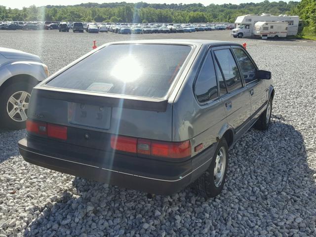 1Y1SK6145JZ044530 - 1988 CHEVROLET NOVA GRAY photo 4