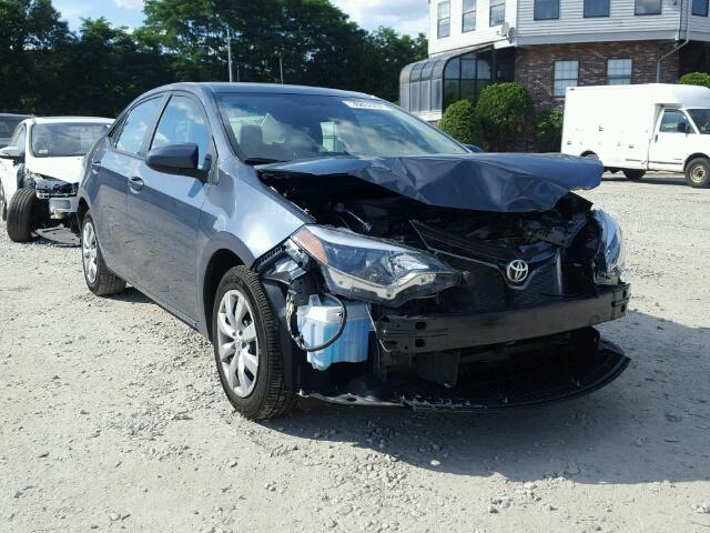 2T1BURHE3GC687136 - 2016 TOYOTA COR L/LE/L GRAY photo 1