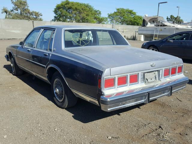 1G1AN69H2EX117619 - 1984 CHEVROLET CAPRICE CL 双色 照片 3