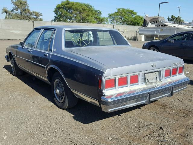 1G1AN69H2EX117619 - 1984 CHEVROLET CAPRICE CL TWO TONE photo 3