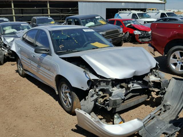 1G2NF52E91M536180 - 2001 PONTIAC GRAND AM S Gümüş foto 1