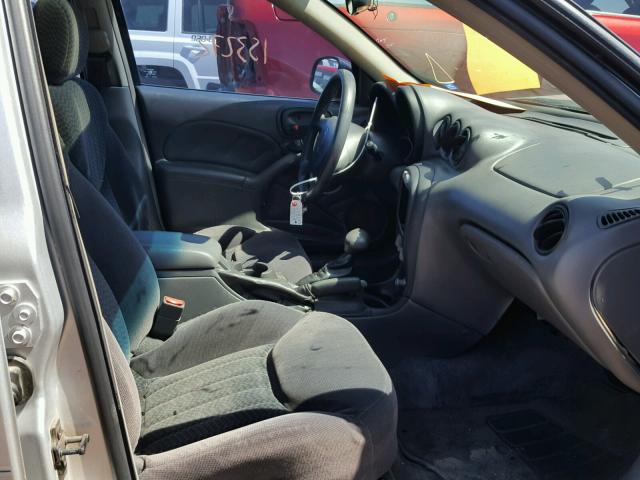 1G2NF52E91M536180 - 2001 PONTIAC GRAND AM S Gümüş foto 5