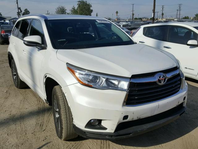 5TDKKRFH5GS167806 - 2016 TOYOTA HIGHLANDER თეთრი ფოტო 1