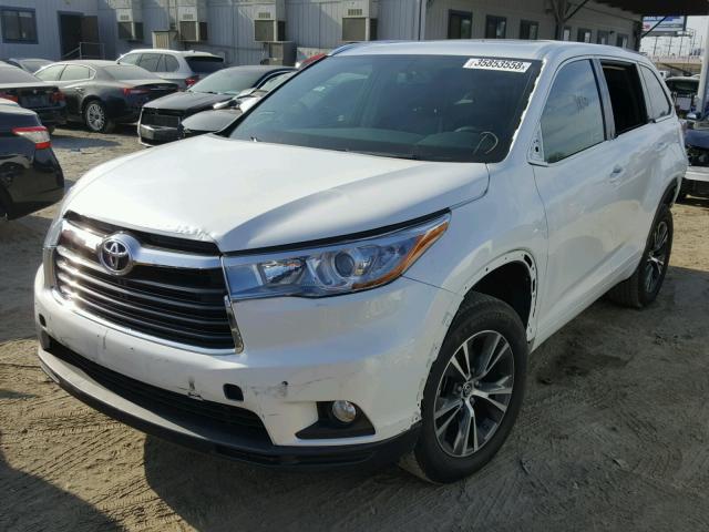 5TDKKRFH5GS167806 - 2016 TOYOTA HIGHLANDER თეთრი ფოტო 2