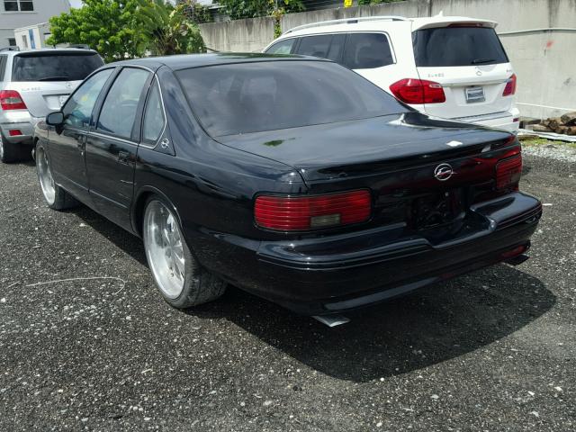 1G1BN52PXRR189906 - 1994 CHEVROLET CAPRICE CL 黑色 照片 3