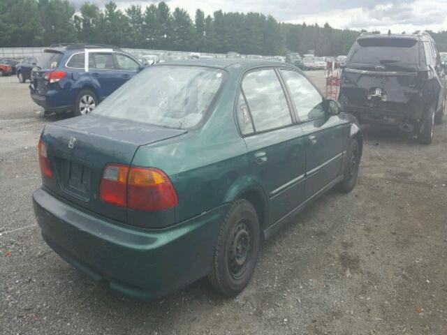 2HGEJ6614YH514996 - 2000 HONDA CIVIC BASE GREEN photo 4