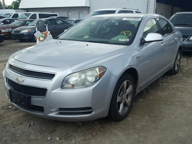 1G1ZF57559F211217 - 2009 CHEVROLET MALIBU HYB ვერცხლისფერი ფოტო 2
