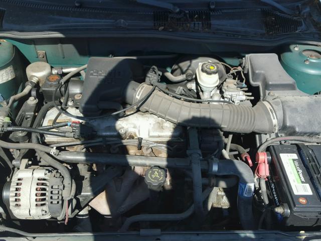 1G2JB5241W7572212 - 1998 PONTIAC SUNFIRE SE GREEN photo 7