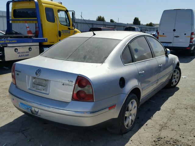 WVWTH63B92P014219 - 2002 VOLKSWAGEN PASSAT GLX 银色 照片 4