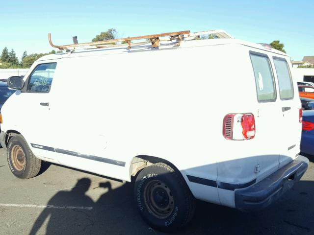 2B7HB11Y1YK180803 - 2000 DODGE RAM VAN B1 WHITE photo 3