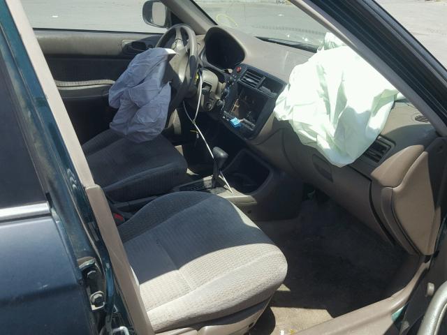 2HGEJ6619XH528908 - 1999 HONDA CIVIC BASE GREEN photo 5