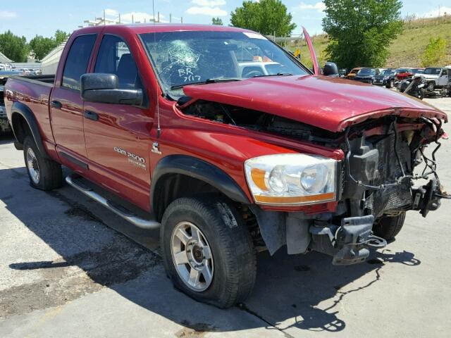 1D7KS28C46J137724 - 2006 DODGE RAM 2500 S RED photo 1