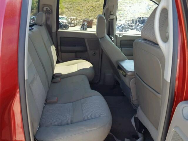 1D7KS28C46J137724 - 2006 DODGE RAM 2500 S RED photo 6