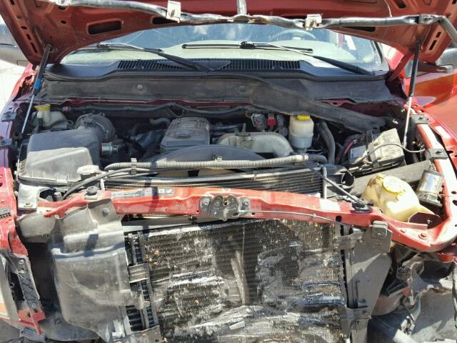 1D7KS28C46J137724 - 2006 DODGE RAM 2500 S RED photo 7
