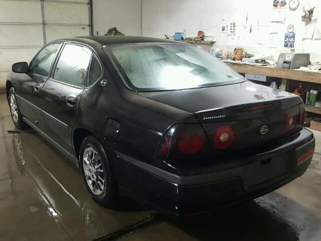 2G1WF55E659373902 - 2005 CHEVROLET IMPALA 黑色 照片 3