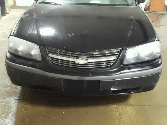 2G1WF55E659373902 - 2005 CHEVROLET IMPALA BLACK photo 9