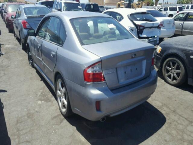 4S3BL616487212294 - 2008 SUBARU LEGACY 2.5 GRAY photo 3