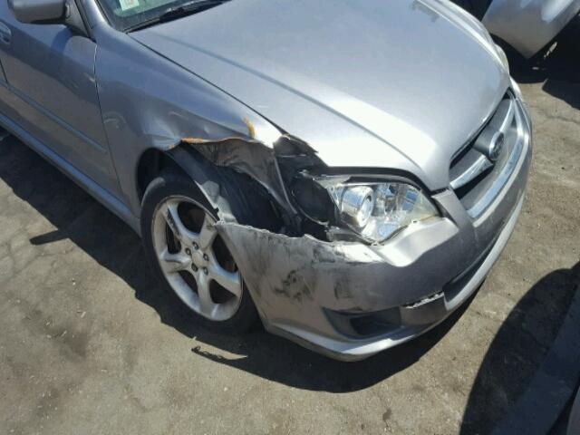 4S3BL616487212294 - 2008 SUBARU LEGACY 2.5 GRAY photo 9