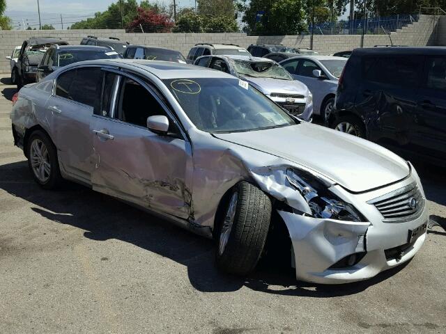 JN1CV6AP4DM726149 - 2013 INFINITI G37 BASE SILVER photo 1