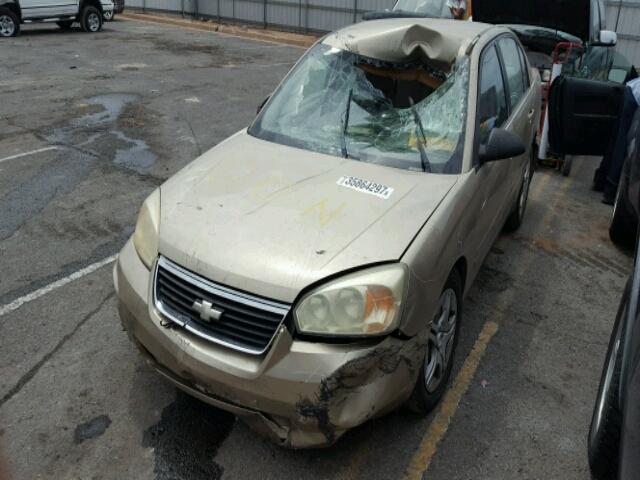 1G1ZS58N57F283431 - 2007 CHEVROLET MALIBU LS GOLD photo 2