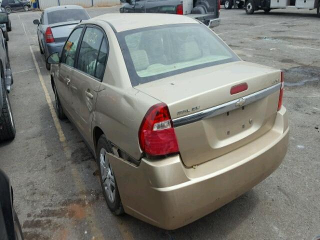 1G1ZS58N57F283431 - 2007 CHEVROLET MALIBU LS GOLD photo 3