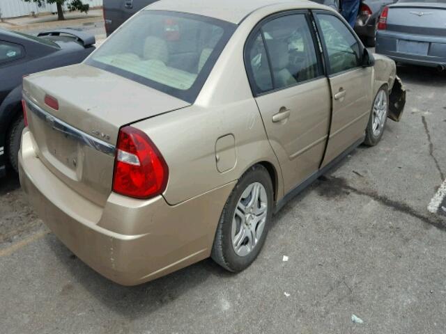 1G1ZS58N57F283431 - 2007 CHEVROLET MALIBU LS GOLD photo 4