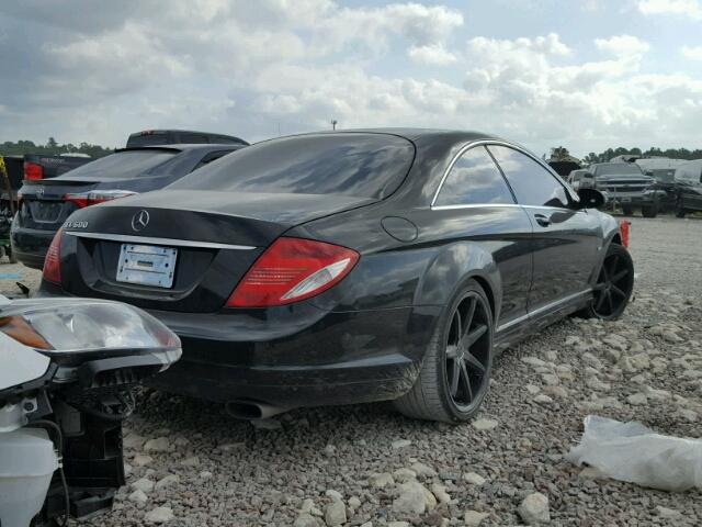 WDDEJ76X07A005452 - 2007 MERCEDES-BENZ CL 600 BLACK photo 4