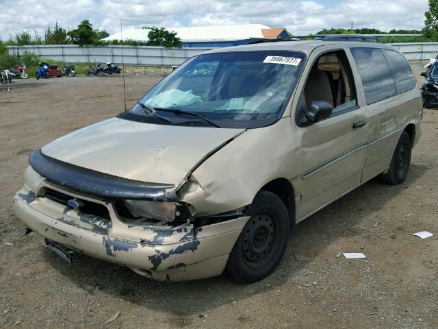 2FMDA5142WBA13610 - 1998 FORD WINDSTAR W TAN photo 2