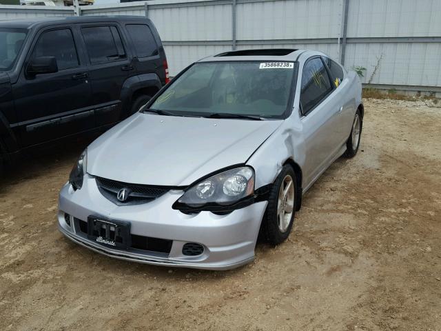 JH4DC530X4S009508 - 2004 ACURA RSX TYPE-S SILVER photo 2