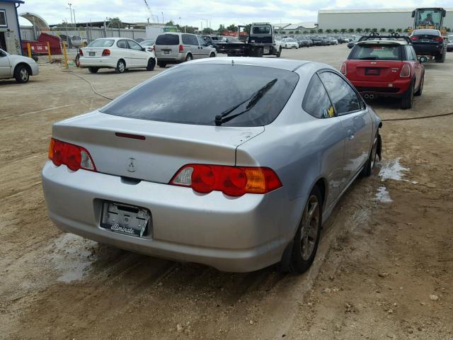 JH4DC530X4S009508 - 2004 ACURA RSX TYPE-S SILVER photo 4