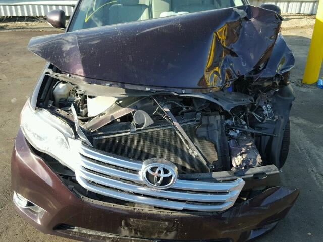 4T1BK3DB3BU431276 - 2011 TOYOTA AVALON BAS PURPLE photo 7