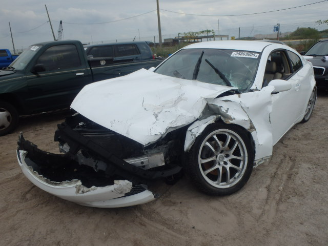 JNKCV54E05M403945 - 2005 INFINITI G35 WHITE photo 2