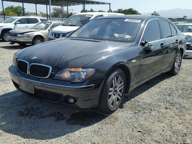 WBAHL83566DT05114 - 2006 BMW 750 I BLACK photo 2