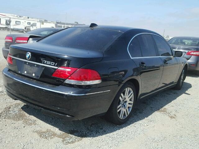 WBAHL83566DT05114 - 2006 BMW 750 I BLACK photo 4