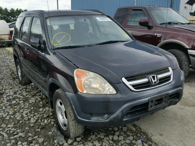 JHLRD77472C813837 - 2002 HONDA CR-V LX BLACK photo 1