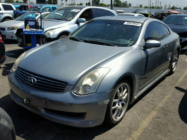 JNKCV54E16M717458 - 2006 INFINITI G35 GRAY photo 2