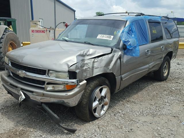 3GNEC16T91G103524 - 2001 CHEVROLET SUBURBAN C GOLD photo 2