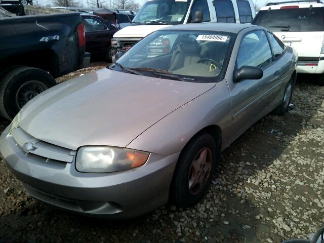 1G1JC12F247352523 - 2004 CHEVROLET CAVALIER TAN photo 2