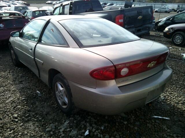 1G1JC12F247352523 - 2004 CHEVROLET CAVALIER TAN photo 3