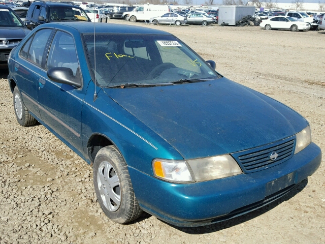 1N4AB41D9SC750141 - 1995 NISSAN SENTRA XE GREEN photo 9