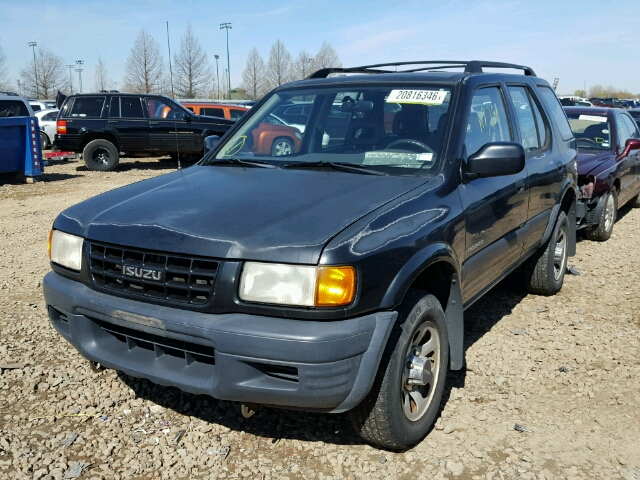 4S2CK58D2W4372358 - 1998 ISUZU RODEO S BLACK photo 2