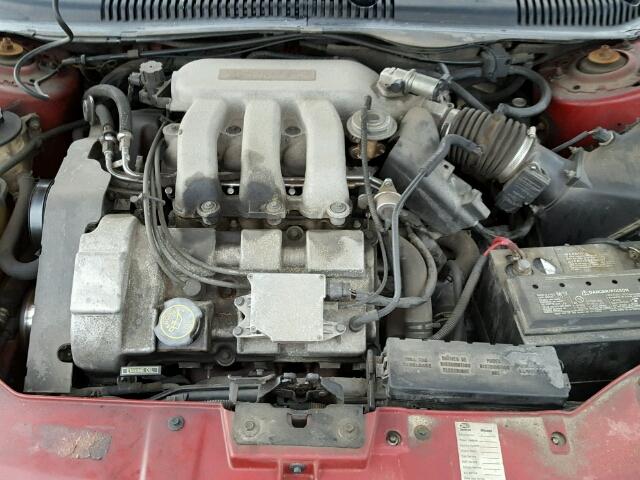 1FAFP53S2WA260683 - 1998 FORD TAURUS SE RED photo 7